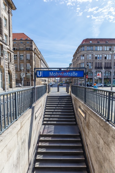 mohrenstrasse berlin metro subway station mohrenstrasse