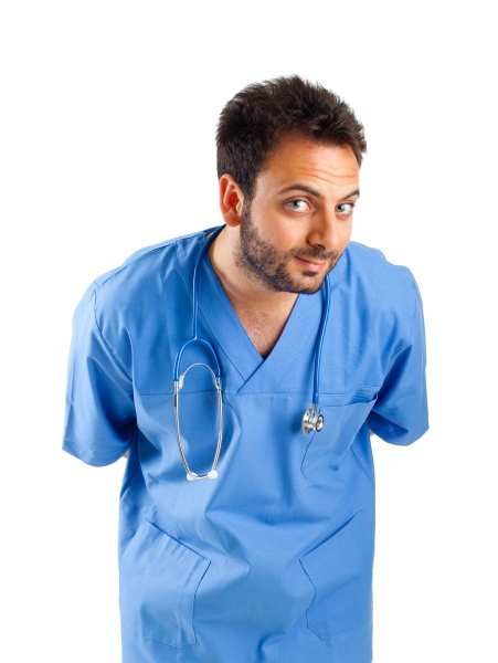 male nurse portrait