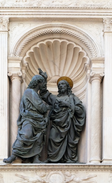 christ and st thomas by