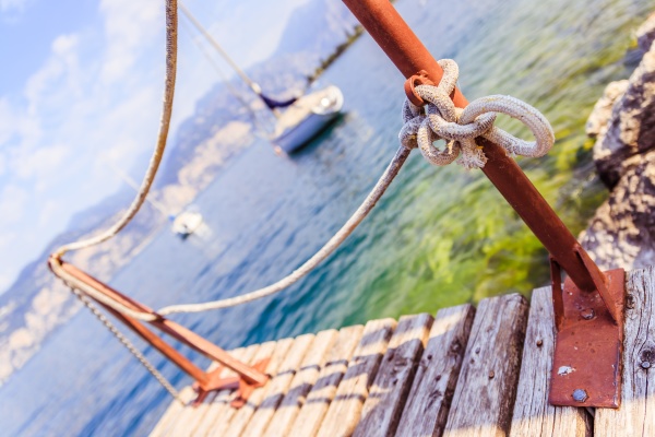 sailing wooden dock pier