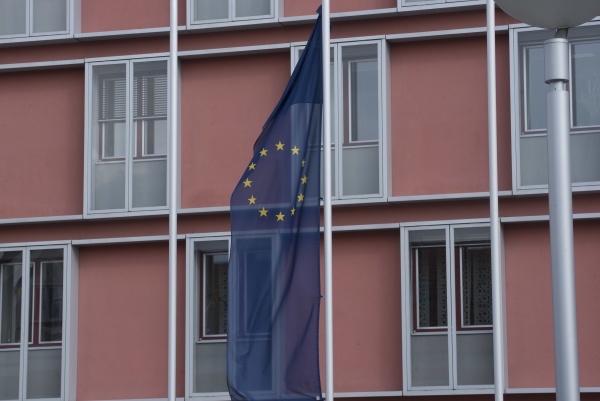 european union flag blue flag