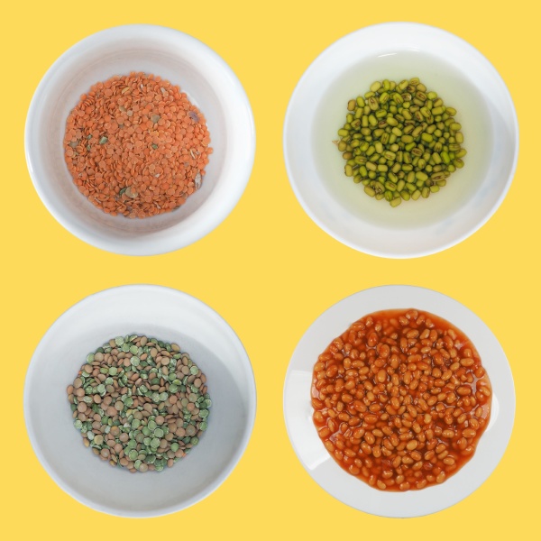 mixed legumes dishes