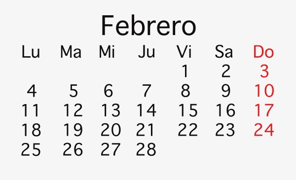 february 2019 planing calendar