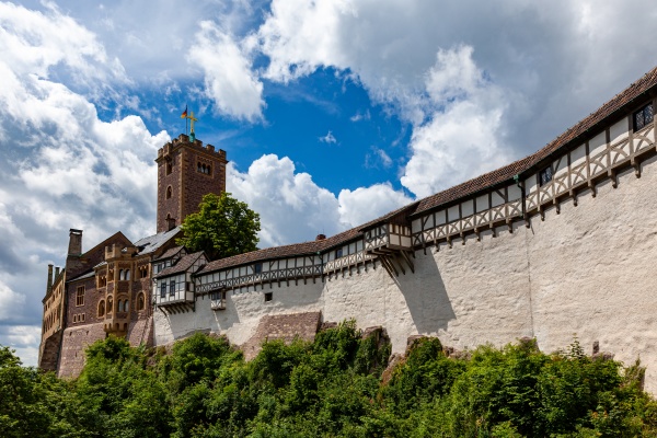 the wartburg castle in thuringia germany