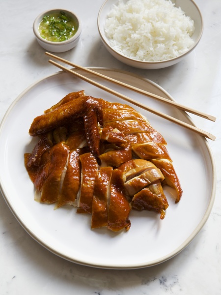chinese bbq chicken sliced