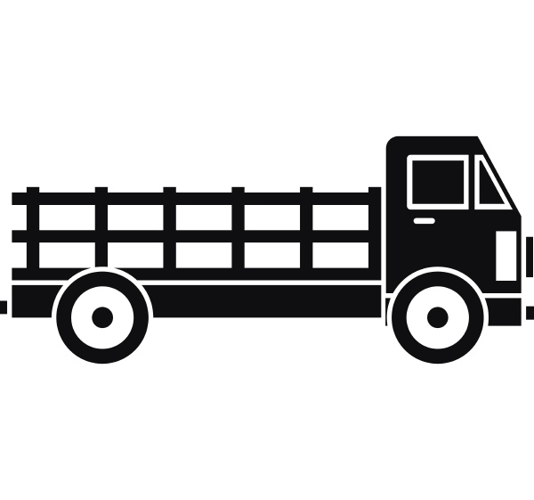 truck icon simple style