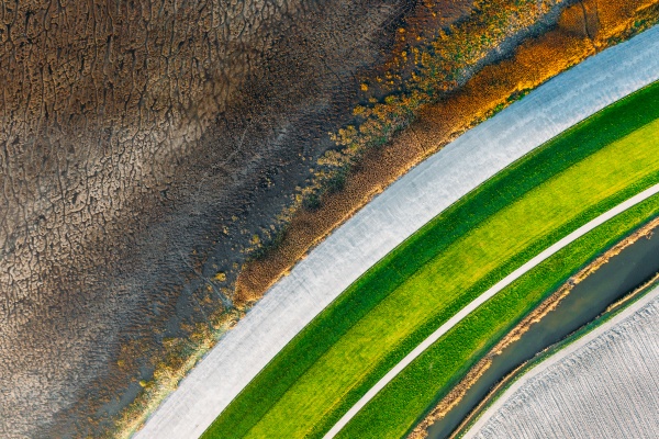 aerial view of a nature reserve