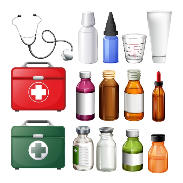 medical equipment and containers