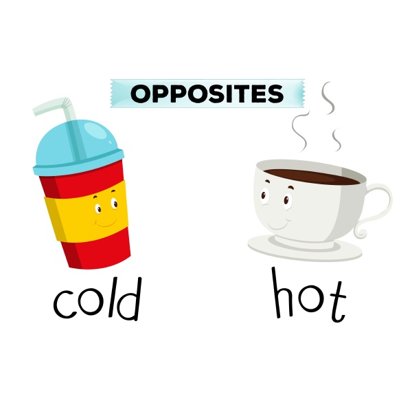 opposite-words-for-cold-and-hot-stock-image-30254722-panthermedia