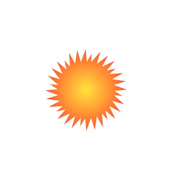 sun vector illustration icon