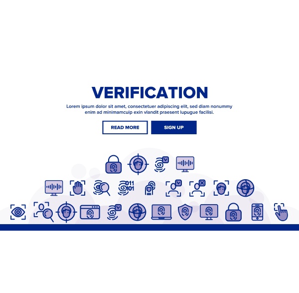 verification of id vector thin line