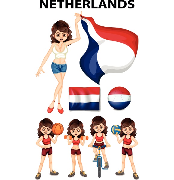 netherlands woman doing sports