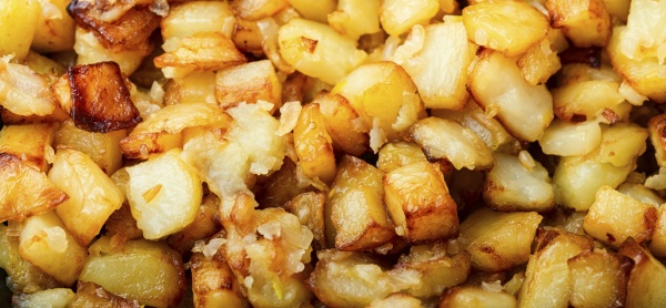 appetizing roasted potatoes