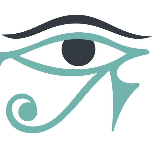 eye of horus icon isolated