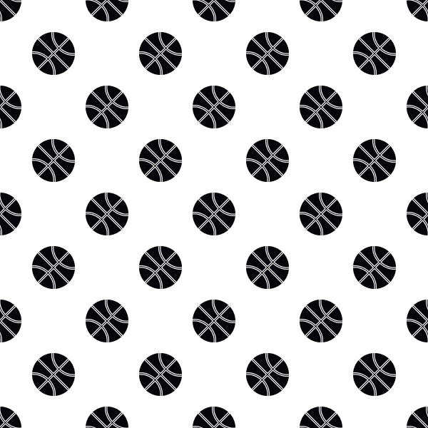 basketball ball pattern vector