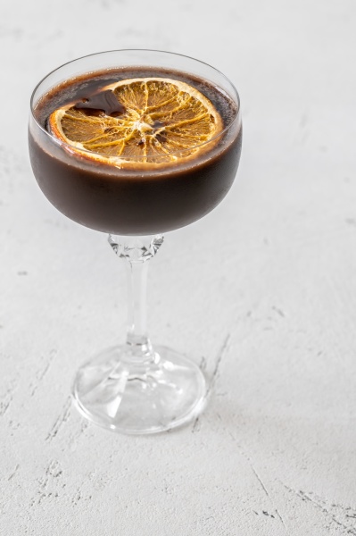chocolate orange espresso martini cocktail