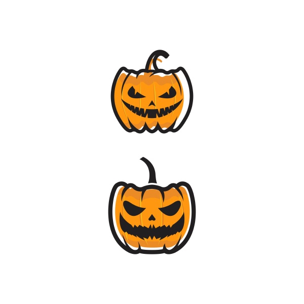 pumpkin with smile for your design