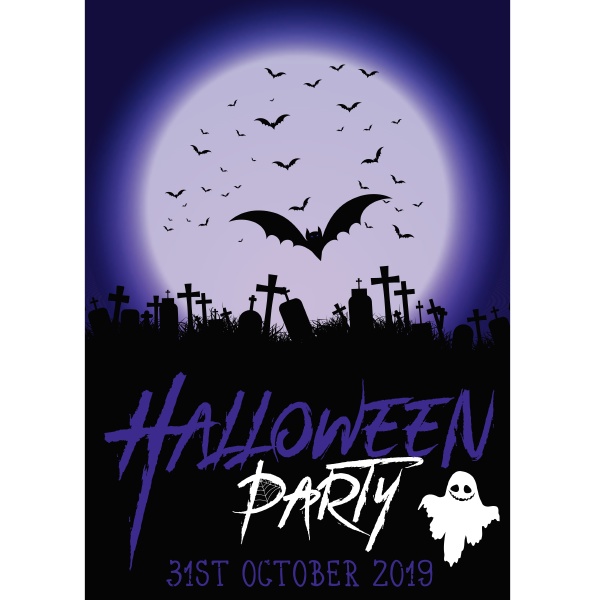 background for halloween party poster 0209