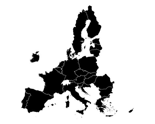 map of the european union