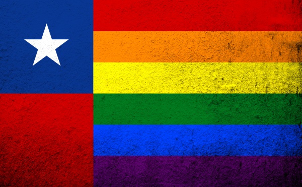 chile rainbow lgbt pride flag