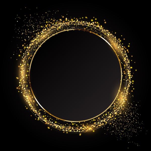 glittery circle background ideal for festive