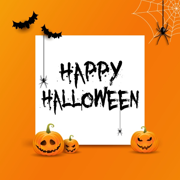 halloween background with white space for