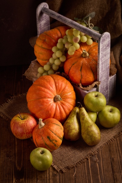 ripe, pumpkins, , apples, and, pears - 30762819