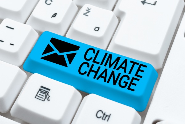 writing displaying text climate change