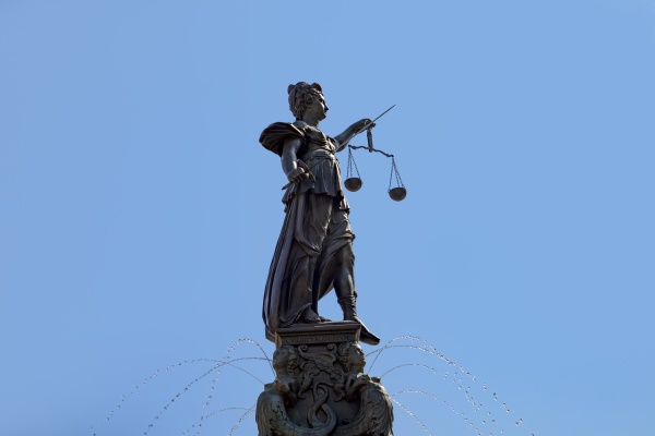 lady justice at the roemer in