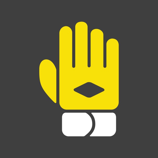 work glove vector flat icon