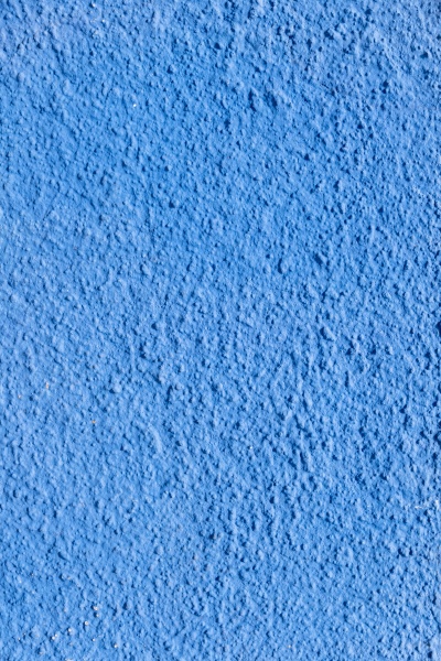 view to blue plaster wall as