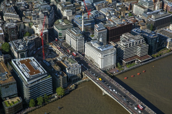 uk london aerial view