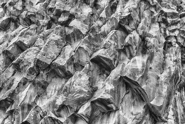 texture of volcanic stones at the