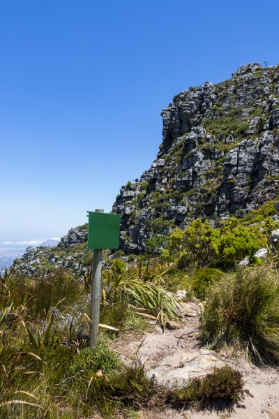 table mountain national park green empty
