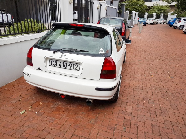 small white car in newlands