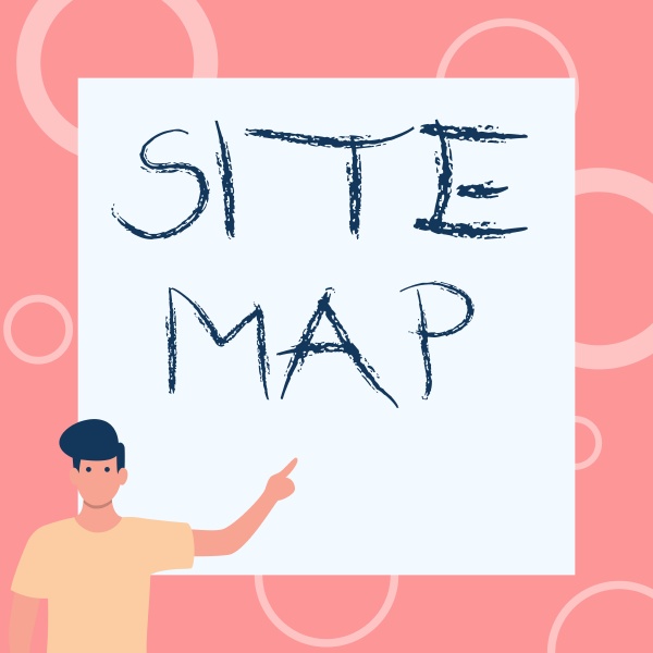 conceptual caption site map business