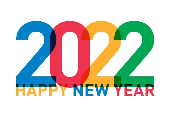 happy new year colorful card from