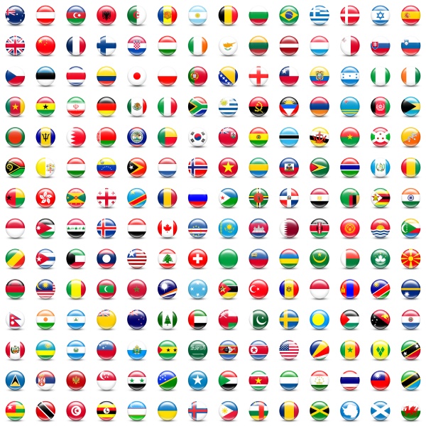 flags of all countries in the