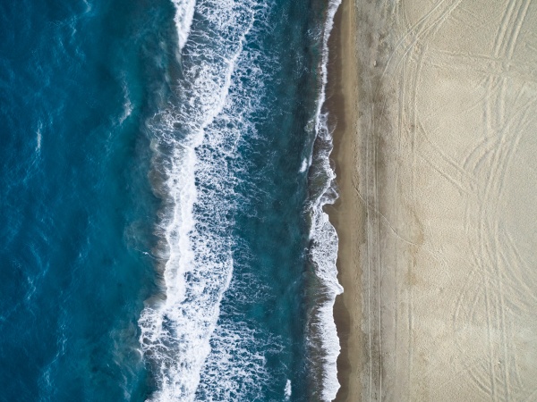 aerial photography of kalogria beach in
