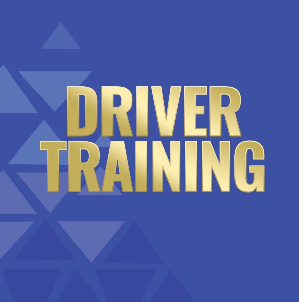 text sign showing driver training