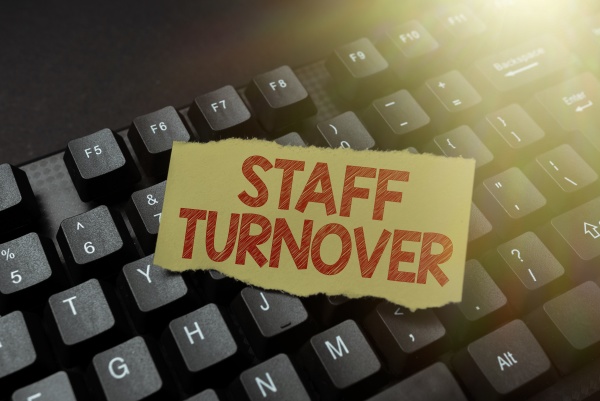 handwriting text staff turnover business