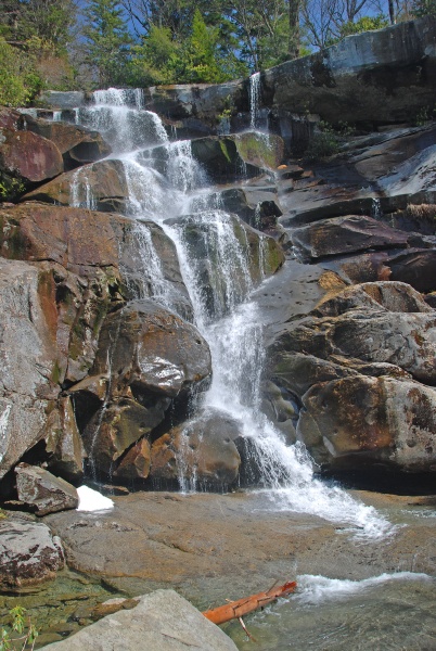 dramatic cascades in the wilderness