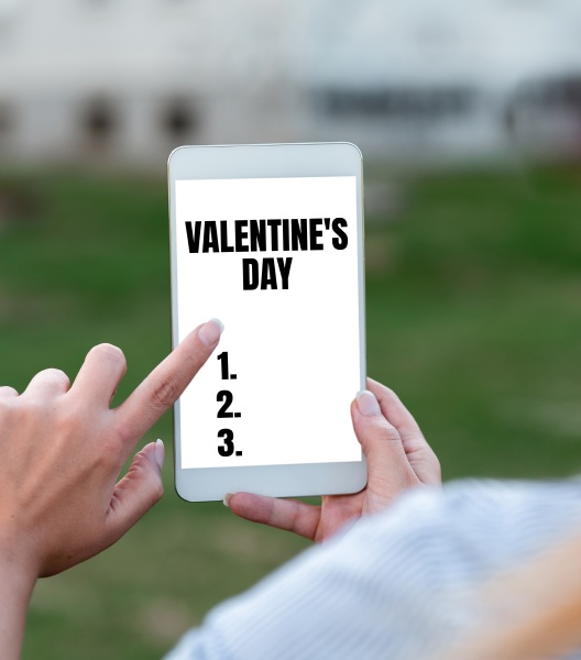text caption presenting valentine s day