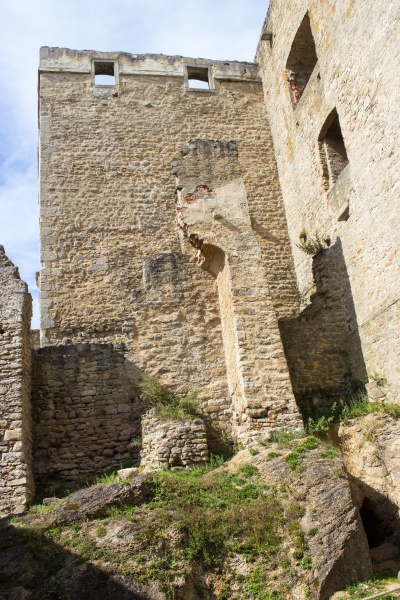 tower of castle landstejn in the