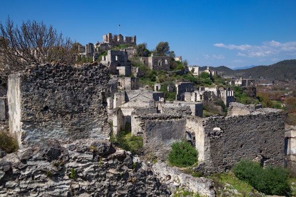 the abandoned greek village of kayakoy