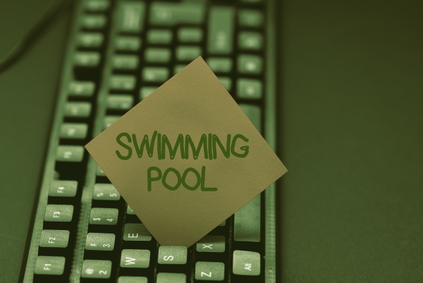 inspiration showing sign swimming pool