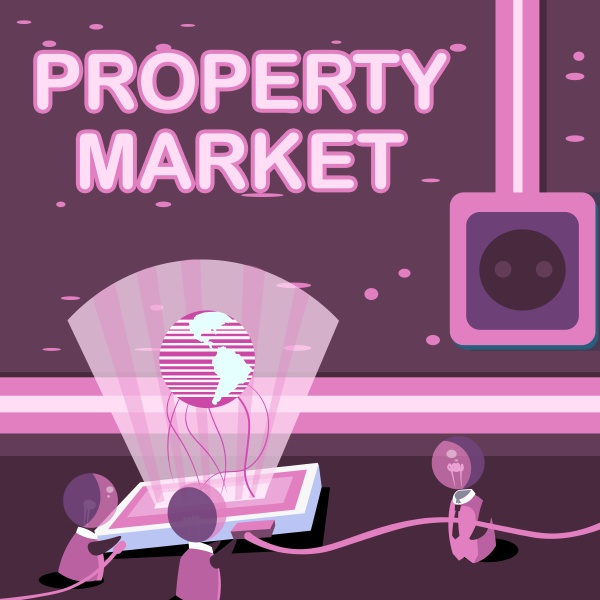 conceptual display property market business