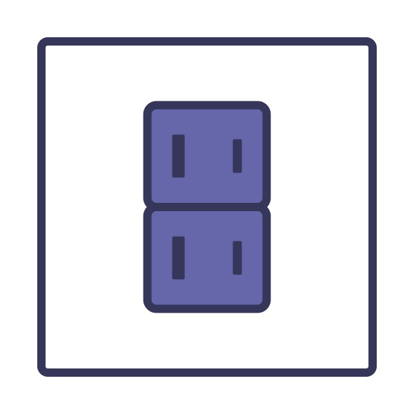 japan electrical socket icon