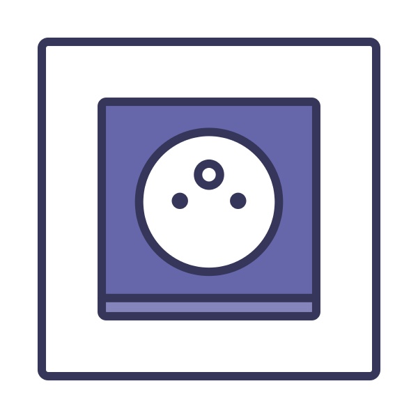 france electrical socket icon