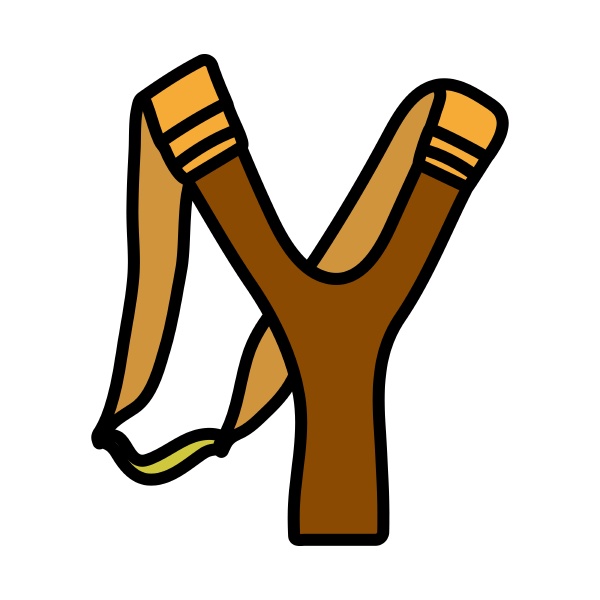 icon of hunting slingshot